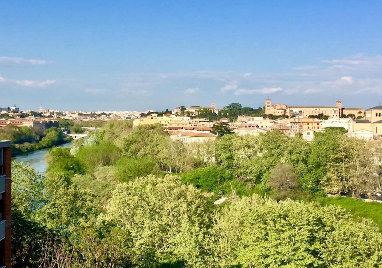 Terrace With Tiber View - Trastevere Roma Exterior foto